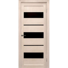 Дверь межкомнатная Дубрава Сибирь Foret light ПАРАЛЛЕЛЬ Лиственница кремовая, стекло черное Дверь межкомнатная Дубрава Сибирь Foret light ПАРАЛЛЕЛЬ Лиственница кремовая, стекло черное